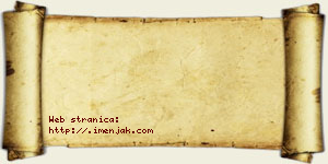 Jasna Ćurić vizit kartica